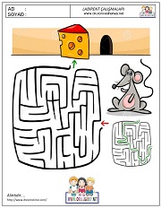 anaokulları için Labirent Bulmaca